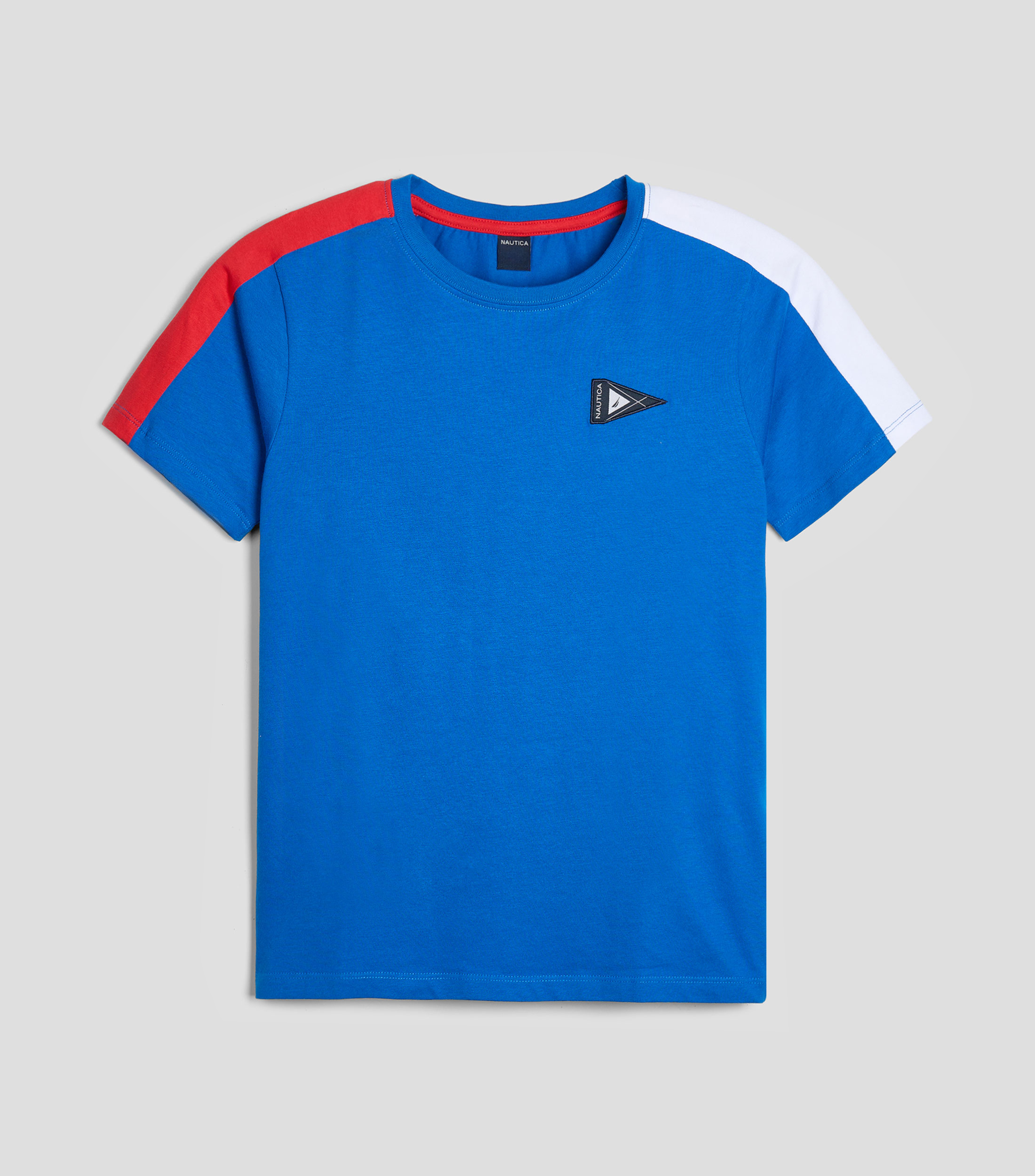 Playera cuello redondo manga corta lisa Niño